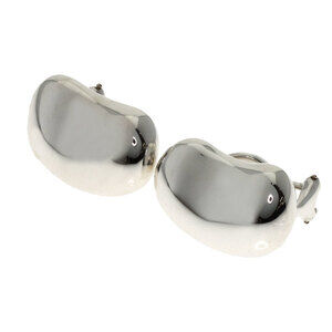 Tiffany Bean Earrings, Silver, Women's, TIFFANY&Co.
